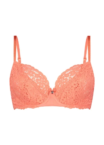 Кораловий бюстгальтер Hunkemoller з кісточками поліамід