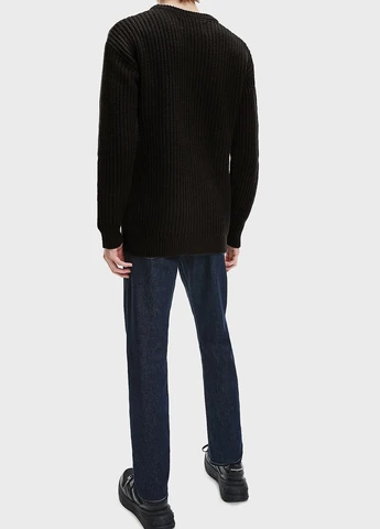 Чорний демісезонний джемпер джемпер Calvin Klein Jeans