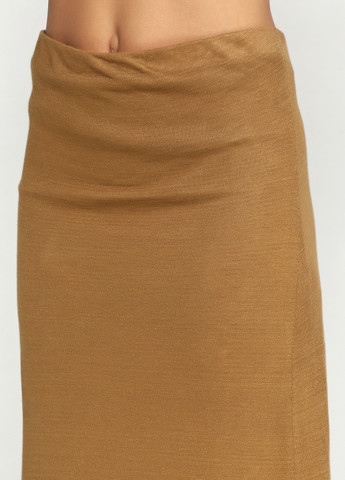 Горчичная кэжуал однотонная юбка Ralph Lauren а-силуэта (трапеция)