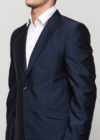 Синій демісезонний костюм (піджак, брюки) брючний Kotex