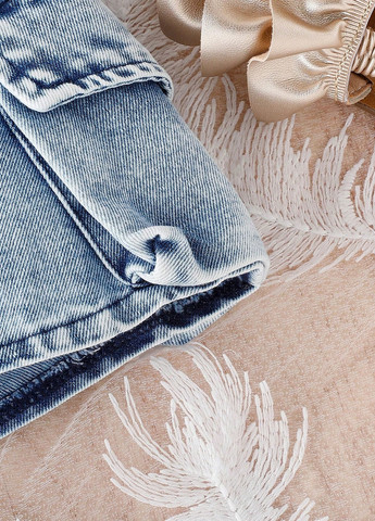 Комбінований літній комплект (топ, спідниця) SHEIN