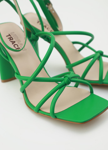 Зеленые босоножки Respect с ремешком