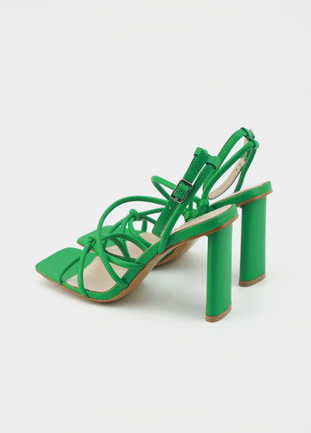 Зеленые босоножки Respect с ремешком