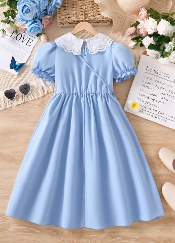 Блакитна сукня SHEIN (367436190)