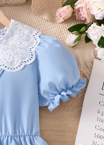 Блакитна сукня SHEIN (367436190)