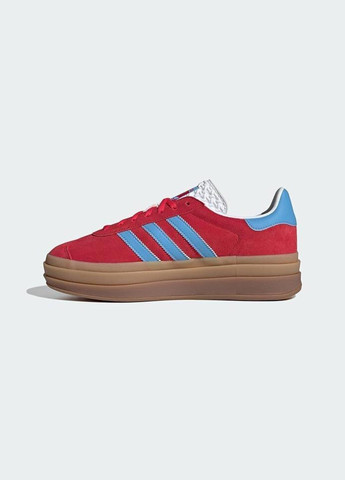 Кросівки IE0421 adidas Gazelle Bold Active Pink Blue Burst червоні демісезони (317280223)
