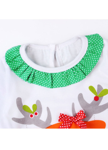 Білий демісезонний новорічний костюм No Brand