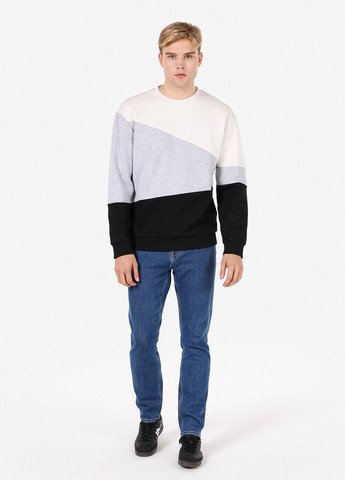 Комбінований світшот Colin's колор блок без декору (368132982)