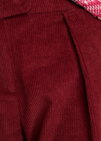 Вишневые кэжуал зимние зауженные брюки KOTON