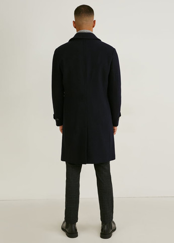 Черное демисезонное Пальто однобортное C&A