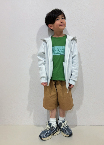 Зелена літня футболка Uniqlo