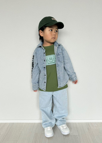 Зелена літня футболка Uniqlo