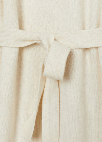 Светло-бежевое кэжуал платье платье-свитер H&M однотонное