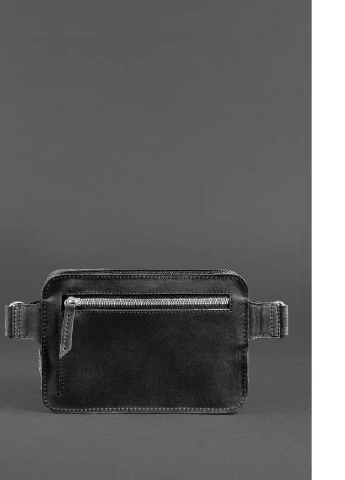 Кожаная поясная сумка Dropbag Mini черная Crazy Horse BlankNote (235752715)