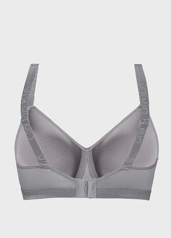 Серый бралетт бюстгальтер Calvin Klein Underwear с косточками полиамид, полиэстер