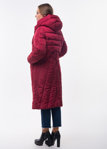 Вишневая зимняя куртка Kristin