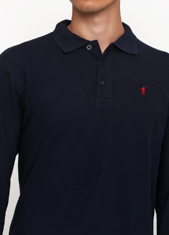 Темно-синяя футболка-поло для мужчин Polo Club с логотипом