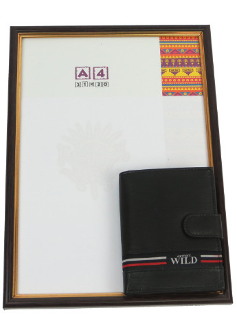 Чоловіче шкіряне портмоне 10х12,5х2,5 см Always Wild (233421211)