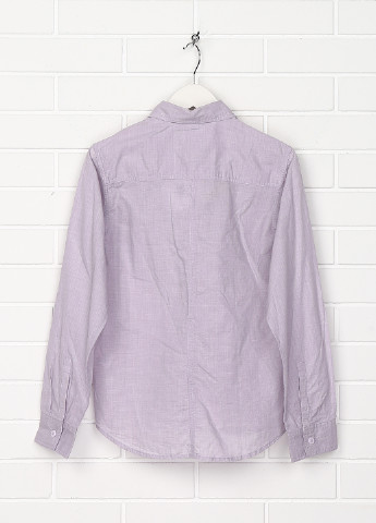 Фиолетовая кэжуал рубашка в клетку Petit Bateau с длинным рукавом