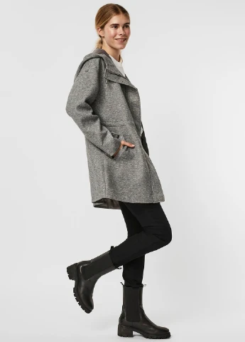 Сіре демісезонне Пальто Vero Moda