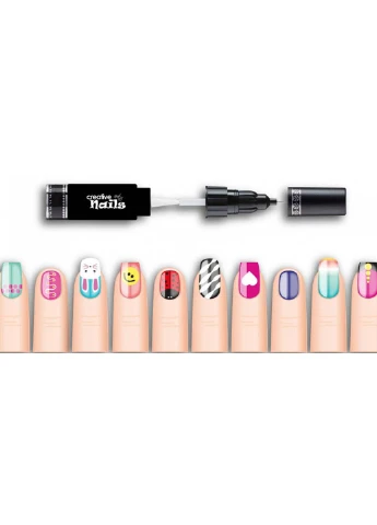 Лак олівець для нігтів дитячий на водній основі 2 кольори Creative Nails (253274164)