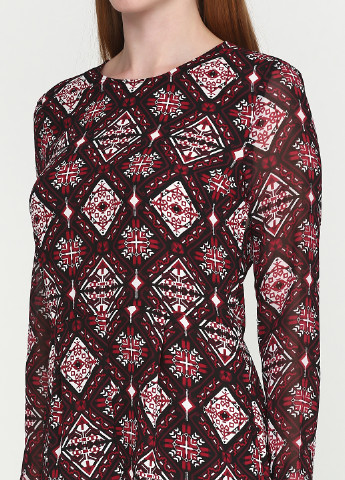 Комбинезон H&M комбинезон-шорты рисунок бордовый кэжуал
