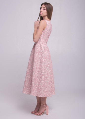 Светло-розовое кэжуал платье VMMA с цветочным принтом