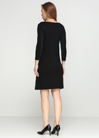 Черное деловое платье Stefanel однотонное