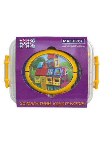 Конструктор 84 деталі Plastic box (МK-84) Магнікон 84 детали Plastic box (249597418)
