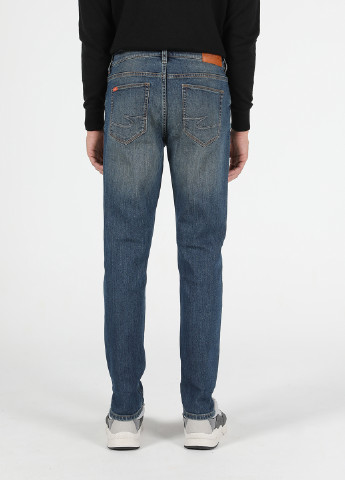 Серо-синие демисезонные зауженные джинсы 041 DANNY Colin's