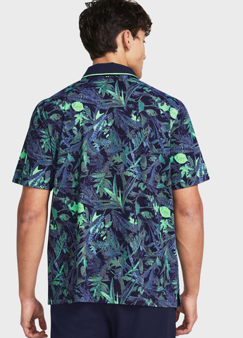 Индиго футболка-поло для мужчин Under Armour с рисунком