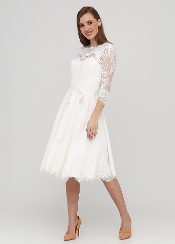 Білий коктейльна сукня зі шлейфом Phase 8 однотонна