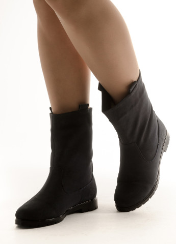 Теплі чобітки на невисокому підборі з якісної натуральної замшевої шкіри INNOE сапоги (255048205)