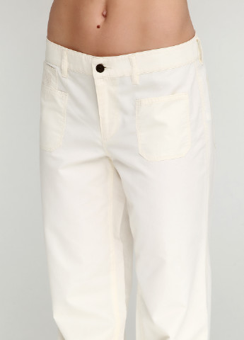 Кремовые кэжуал демисезонные прямые брюки Ralph Lauren
