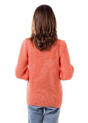Персиковий демісезонний пуловер пуловер Bakhur