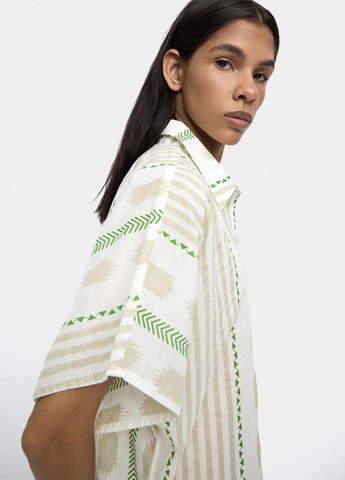 Цветная кэжуал рубашка с абстрактным узором Parfois