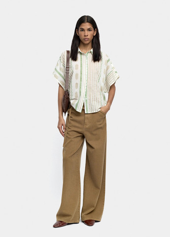 Цветная кэжуал рубашка с абстрактным узором Parfois