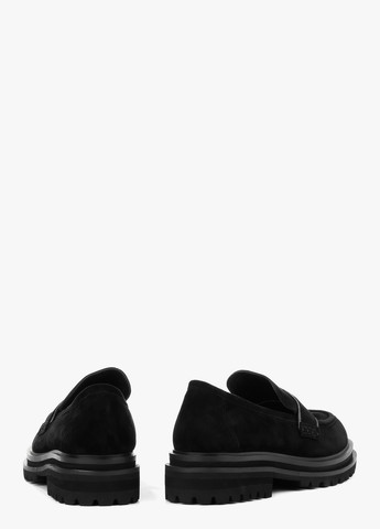Le'BERDES Туфлі лофери чорний з натуральна замша, україна — демісезон (302137747)