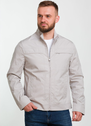 Серо-бежевая демисезонная куртка Trend Collection