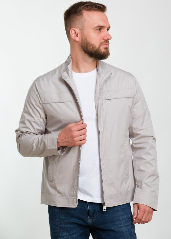 Серо-бежевая демисезонная куртка Trend Collection
