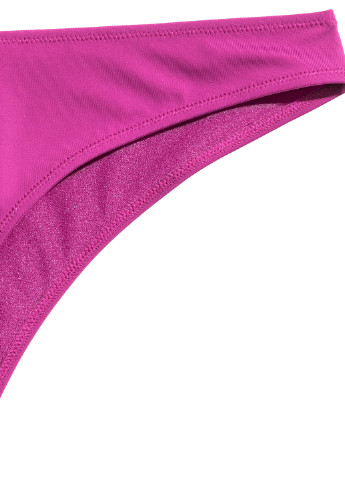 Фуксиновые (цвета Фуксия) купальные трусики-плавки однотонные H&M