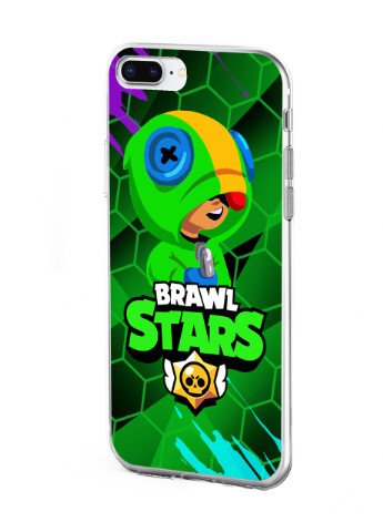 Чехол силиконовый Apple Iphone Xs Max Леон Бравл Старс (Leon Brawl Stars) (8226-1015) MobiPrint (219284131)