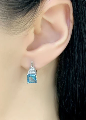 Сережки Silver Flame (152533430)