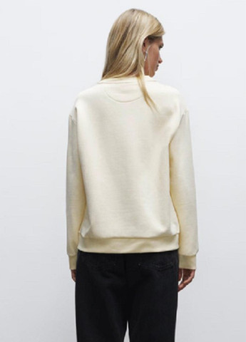 Світло-жовтий світшот H&M однотонний без декору (316276510)