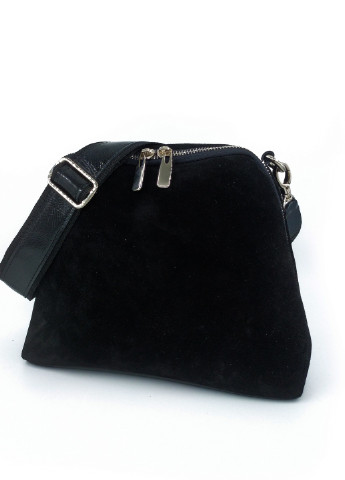 Сумка крос-боді чорна замшева середня 1706 201-4620 ARTiS Bags (246276725)