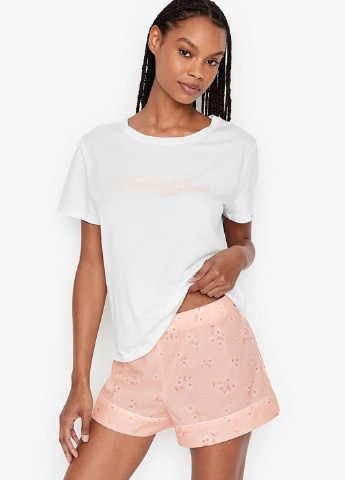 Комбінована всесезон піжама (футболка, шорти) футболка + шорти Victoria's Secret