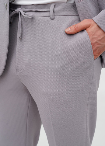 Сірий демісезонний костюм (піджак, штани) брючний Trend Collection