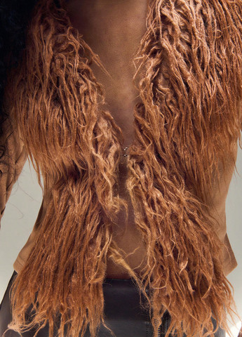 Песочный женский жакет SHEIN однотонный - демисезонный