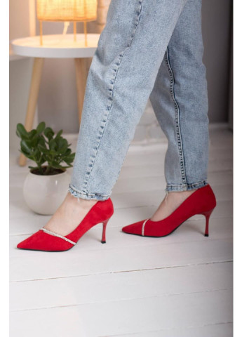 Туфлі жіночі Abi 2564 38 24,5 см Червоний Fashion (253195558)