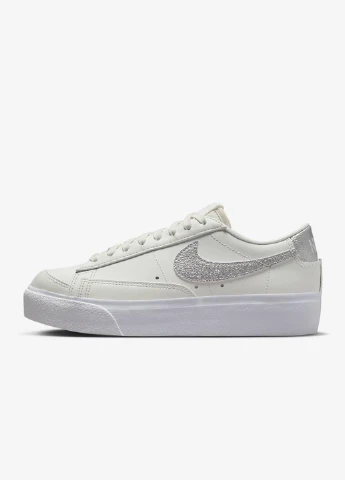 Белые кеды dq7571-101 Nike Blazer Low Platform